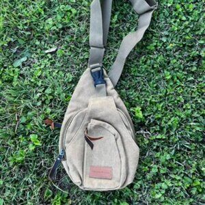 Cruise Club Khaki Sling bag